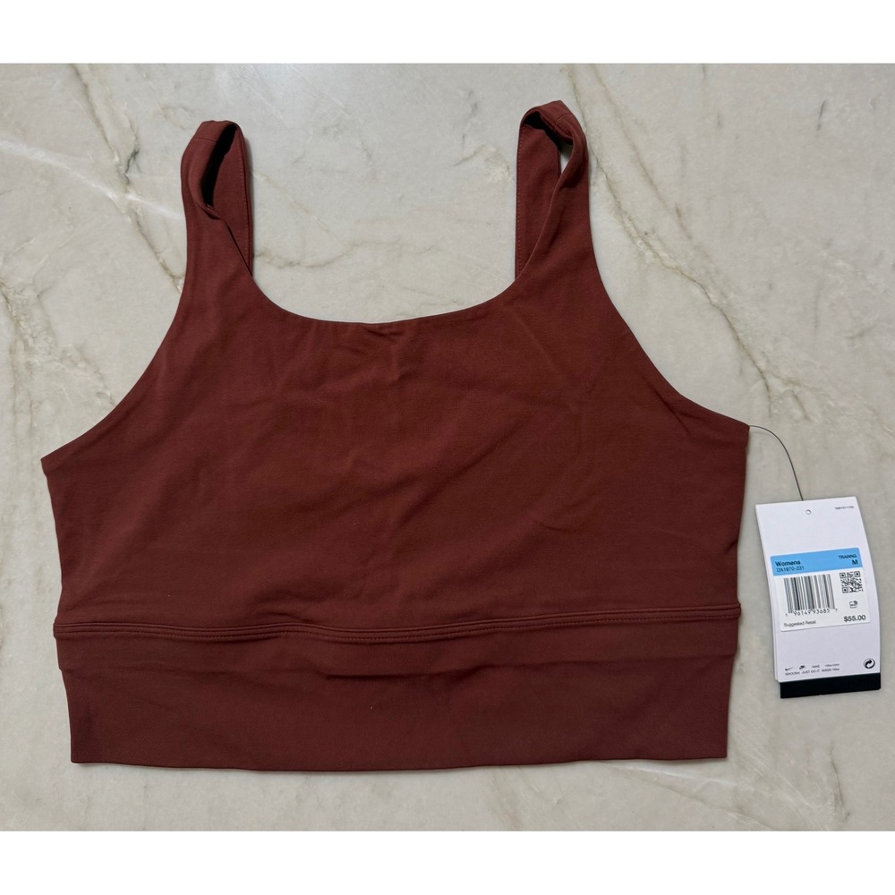 Nike Alate Bra Womens Medium Clay Red Light Support Sports Bra DX1970-231 NEW